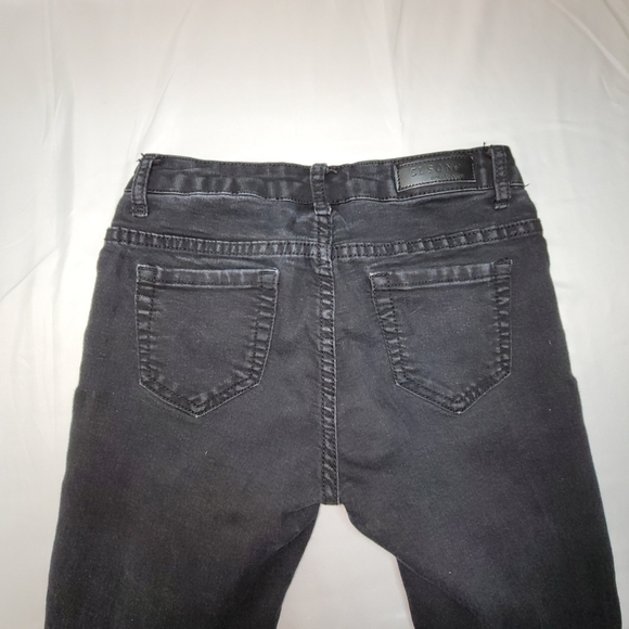 Ci Sono Distressed Black Stretch Skinny Jeans Women's Size 1 (25) - Picture 4 of 12